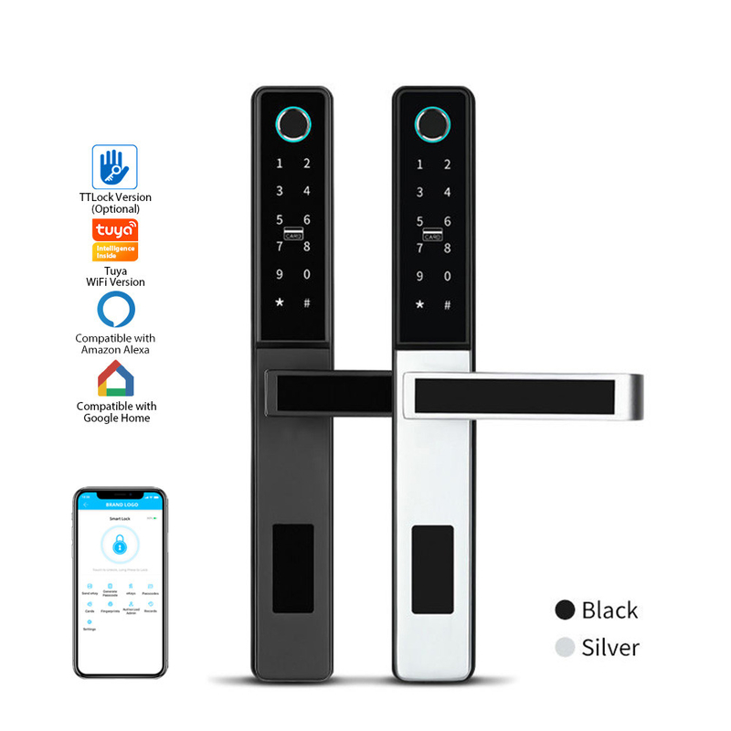 Высокобезопасное дверное устройство Smart Lock Doorbell Tuya App Домашнее помещение Электронный дверной замок Красочный